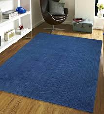 In fact, carpet is my preferred floor covering for most rooms in the house. Buy Blue Cotton Plain Solids 4 5 X 6 5 Feet Machine Made Carpet By Saral Home Online Plush Carpets Flooring Furnishings Pepperfry Product