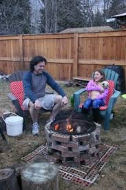 Portable fire pits may be used on a stone or brick deck, but never directly on wood. Calgary Fire Department Urges Caution With Outdoor Open Flames