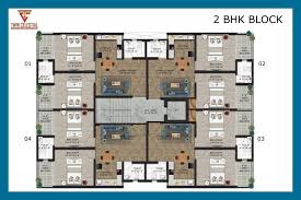 Twin Celestial Floor Plan 3 4 Bhk