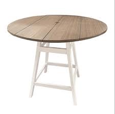 Round Patio Balcony Table With Recycled