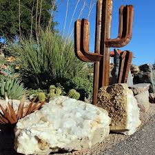 Sculptures Metal Cactus Yard Art