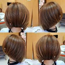 Channel that glamour by using gel to slick back your bob and expose your face's natural contours. Graduated Bob Haircut Back View Novocom Top