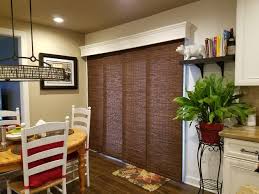 Woven Wood Sliding Panels With A Wood