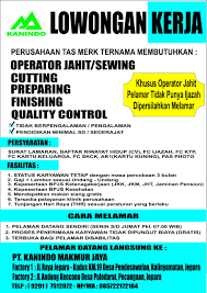 (021) 526 2112 fax : Lowongan Kerja Pt Semarang Autocomp Manufactoring Indonesia Diskopukmnakertrans Jepara