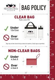 Clear Bag Policy Mercedes Benz Stadium