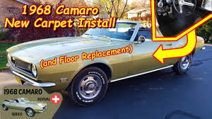 1968 camaro new carpet install and