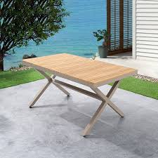 Person Outdoor Patio Dining Table In