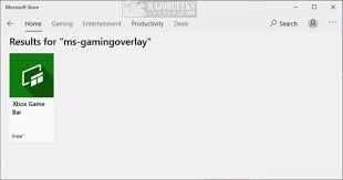 app to open this ms gamingoverlay link