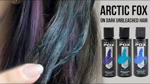 Arctic Fox Hair Dye Review On Dark Unbleached Hair