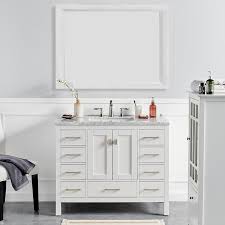 Shop ikea in store or online today! Eviva Aberdeen 42 In White Undermount Single Sink Bathroom Vanity With White Marble Top In The Bathroom Vanities With Tops Department At Lowes Com