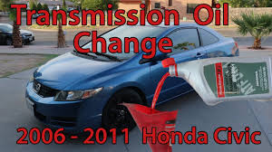 automatic transmission oil change honda