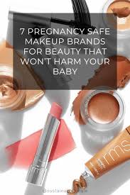 7 pregnancy safe makeup brands making