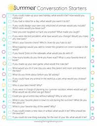 20 fun conversation starters to get