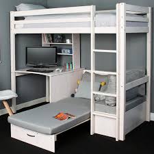 Their most popular loft beds with desk space feature thick wooden designs in both full size and twin size bed options. Children S Bunk Midsleeper Cabin And High Beds With A Build In Desk Family Window