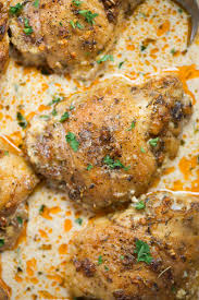 oven baked creamy en thighs the