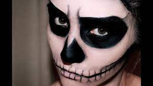 easy skull makeup halloween