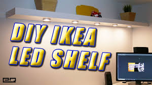 Ikea Hack Lack Shelf With Omlopp Leds Tutorial Youtube