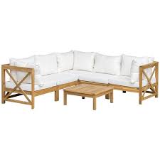 Outsunny Outdoor Sofa With Cushions
