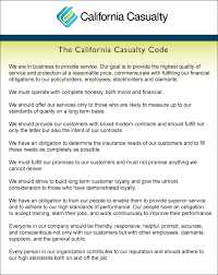 Maybe you would like to learn more about one of these? The California Casualty Code California Casualty