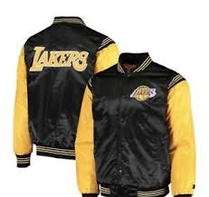 See more ideas about lakers jacket, lakers, los angeles lakers. Los Angeles Lakers Black Gold Varsity Satin Jacket Xl Ebay