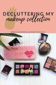 decluttering my makeup collection