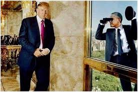Voters decide in november if barack obama deserves four more years in the white house — but win or lose, obama's meme legacy will likely extend beyond 2016. Trump Trolled For Sharing Ridiculous Meme With Photoshopped Image Of Obama Spying On Him