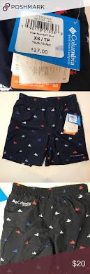 Columbia Boys Swimming Shorts Size Xs 6 7 Nwt Brand New See