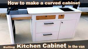 kitchen cabinet in the cer van