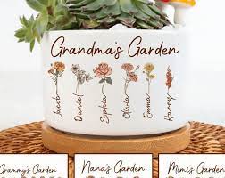 Garden Grandkids Flower Pot