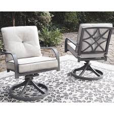 canora grey anguiano swivel patio chair