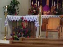 beautiful christmas altar picture of