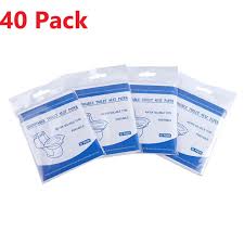 40 Pack Disposable Flushable Paper