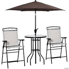 Folding Outdoor Patio Pub Dining Table
