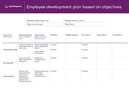 employee development plan how to