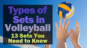 types of sets in volleyball 13 sets