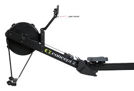 black concept 2 rowerg rower pm5
