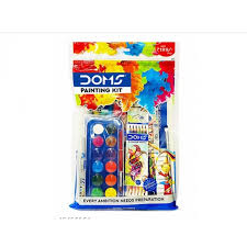 doms painting kit drawing book pencil