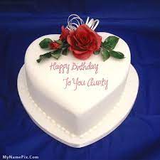 Happy Birthday Cake Aunty gambar png