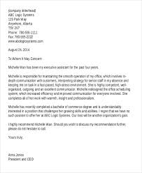 Sample Recommendation Letter Template Free Formal Format Courtnews