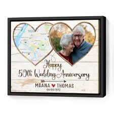 print 50th anniversary gift ideas