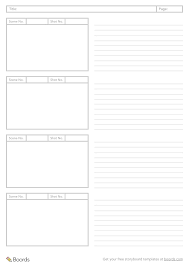 40 free storyboard templates pdf psd