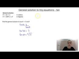 General Solution To Trig Equations