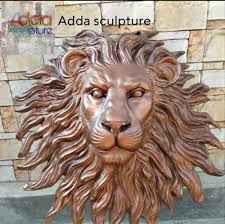 Lion Head Wall Sculpture