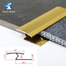 china thin aluminum carpet trim