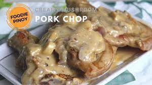 pork chops with creamy mushroom sauce
