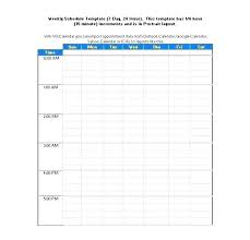 Doctor Appointment Calendar Template Schedule Template