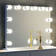 China Hollywood Light Makeup Vanity Mirror Dressing Table Mirror China Led Bathroom Mirror Wall Mirror