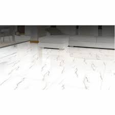 glossy white granite floor tile