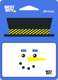 Earn cash back when you purchase your favorite gift card brands online: Best Buy Best Buy 25 Snowman Gift Card 6411840