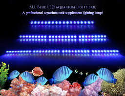 Populargrow 54w 81w 108w Led Aquarium Bar Light Only 470nm Blue Spectrum Beautiful Your Coral Reef Fish Tank Lamp Coral Reef Led Aquariumcoral Reef Fish Aliexpress